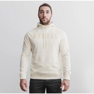 NOBULL Sweatshirt Hoodie Lifting Gym Ivory SZ L